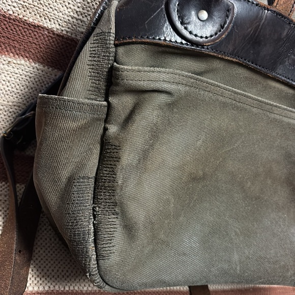 Filson Rugged Twill Small Carry-on Bag AMAZING Vintage Bag Completely Restored - Picture 6 of 13